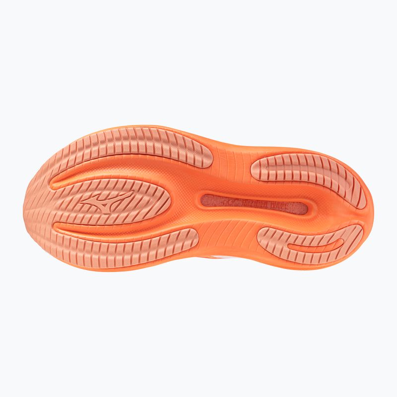 Dámske bežecké topánky Mizuno Wave Rider 30 white/flamingo coral/lime pulp 6