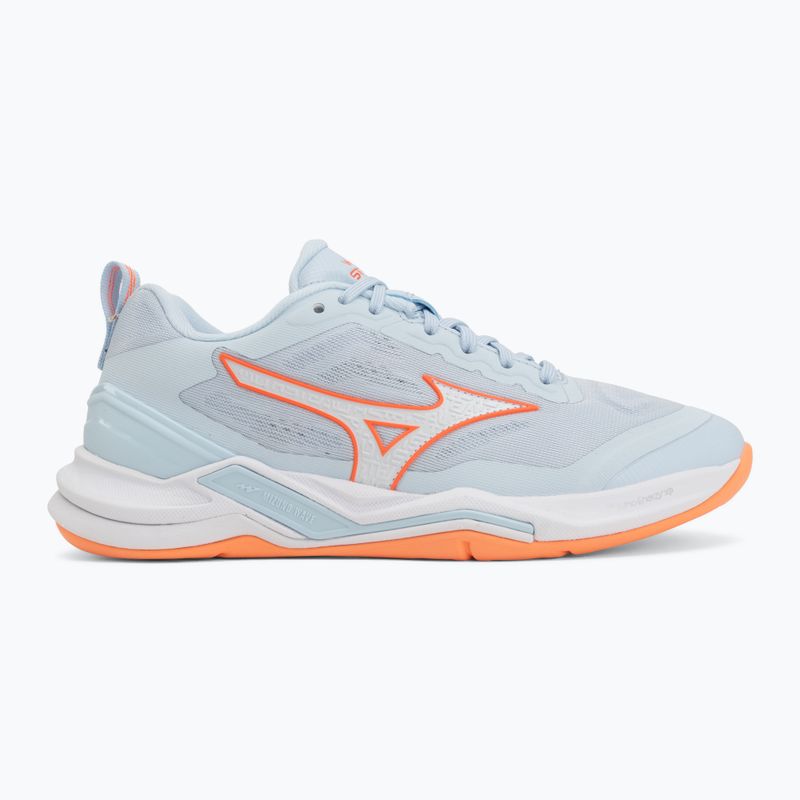 Dámske hádzanárske topánky Mizuno Wave Stealth Elite blue finch/white 2