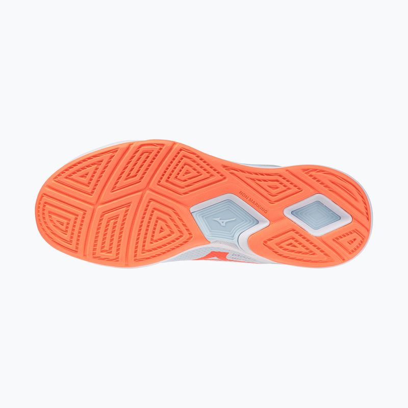 Dámske hádzanárske topánky Mizuno Wave Stealth Pro blue finch/lava orange 10