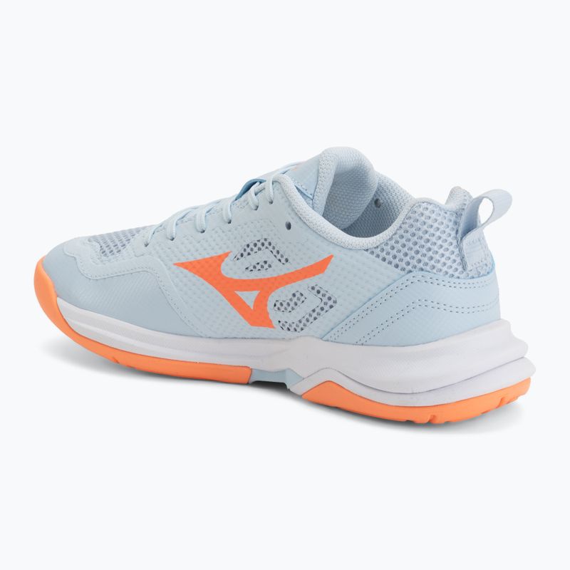 Dámske hádzanárske topánky Mizuno Wave Stealth Pro blue finch/lava orange 3
