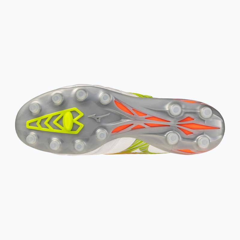 Kopačky  Mizuno Morelia Neo V β Japan FG white/lava orange/evening primrose 2