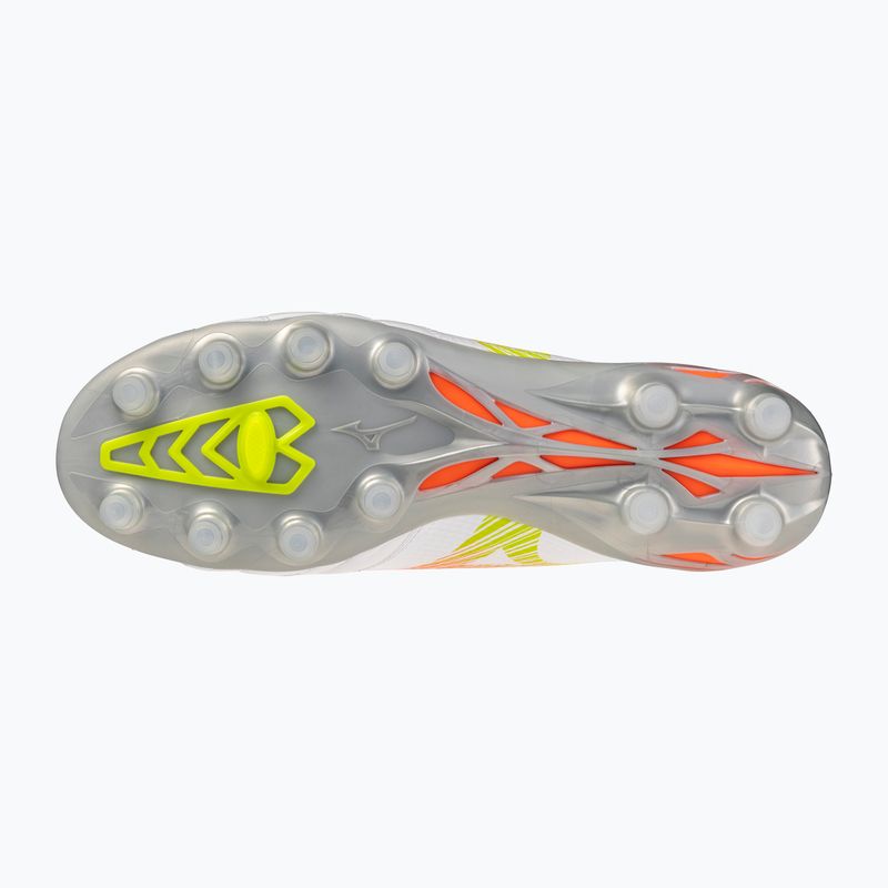 Kopačky  Mizuno Morelia Neo V β Pro FG white/lava orange/evening primrose 2