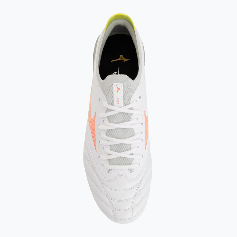Kopačky  Mizuno Morelia Neo V β Pro AG white/lava orange/evening primrose 5