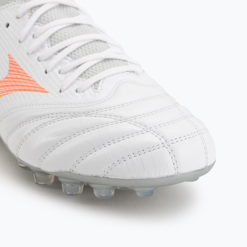 Kopačky  Mizuno Morelia Neo V β Pro AG white/lava orange/evening primrose 7
