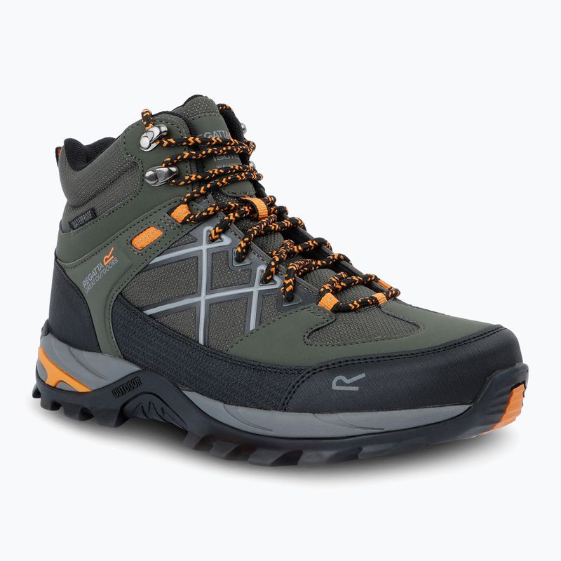 Pánske trekové topánky REGATTA Samaris III dark khaki/fox