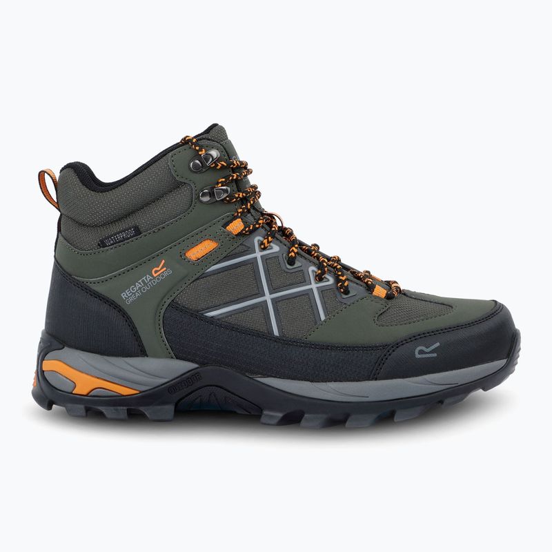 Pánske trekové topánky REGATTA Samaris III dark khaki/fox 2