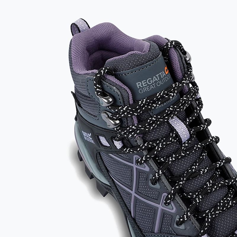 Pánske trekingové topánky REGATTA Samaris III seal grey/purple 4