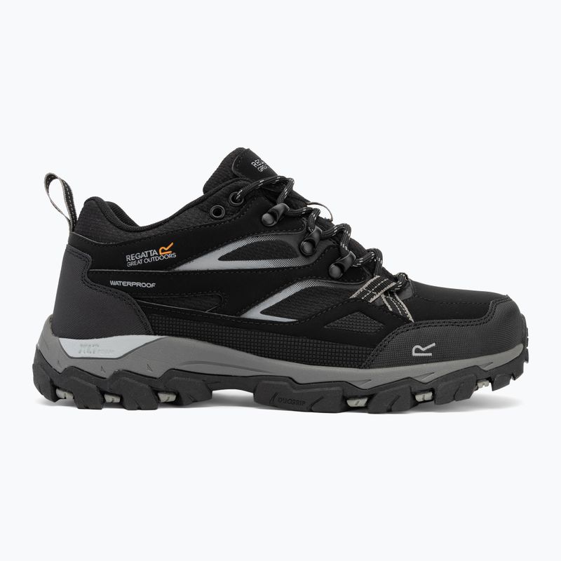 Pánske trekové topánky REGATTA Holcombe III Low black/granite 2