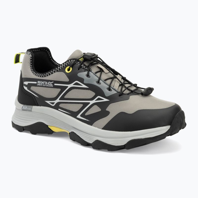 Pánske trekové topánky REGATTA Blaze grey/black/lime