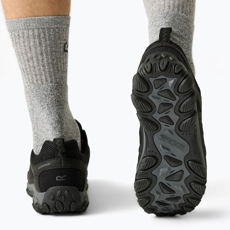 Pánske trekingové topánky REGATTA Edgepoint IV Low black/granite 11