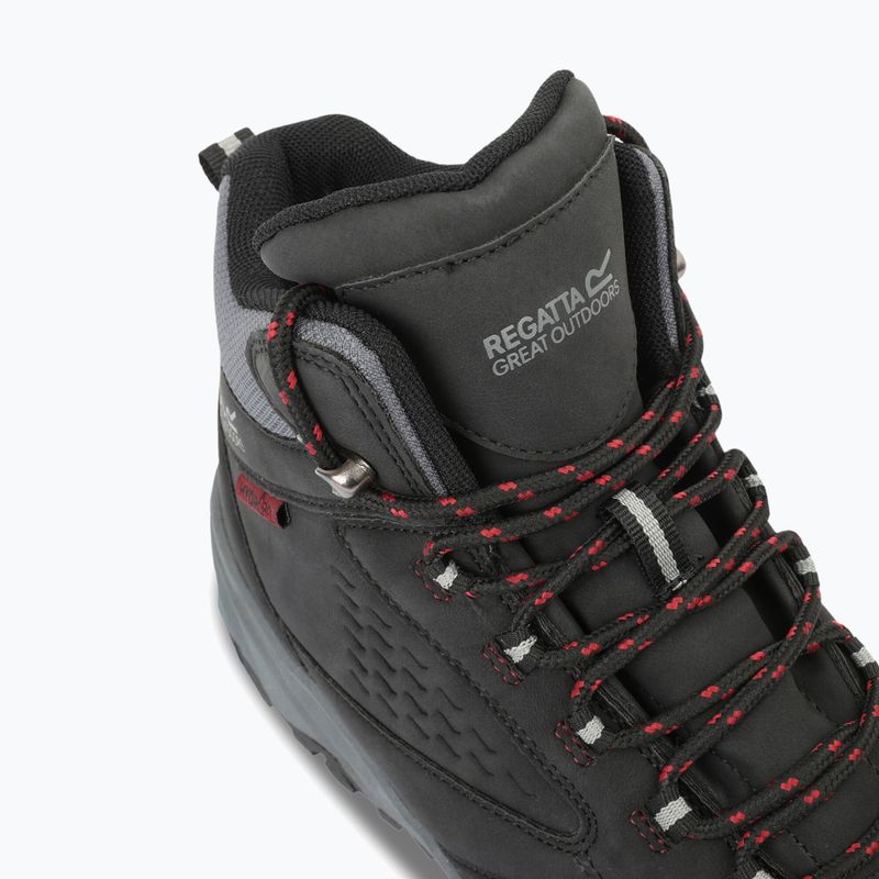 Pánske turistické topánky REGATTA Amble black/rio red 16