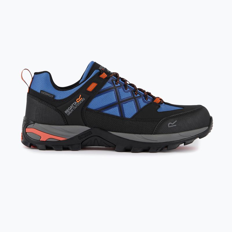 Pánske trekové topánky REGATTA Samaris III Low olympian blue/black/tango