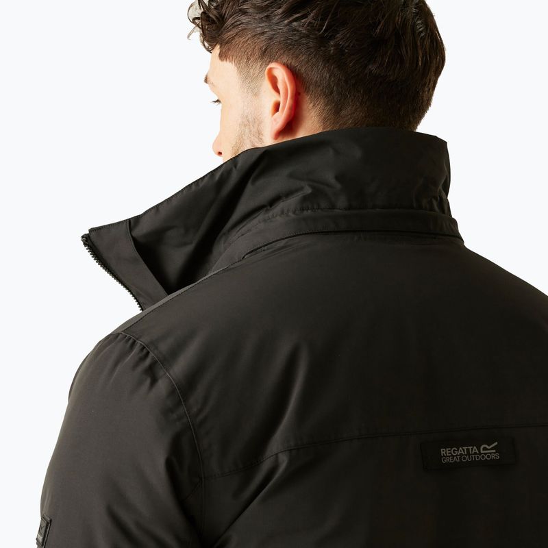 Pánska bunda do dažďa REGATTA brown black 6