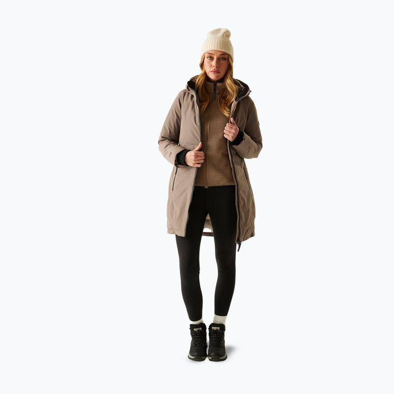 Dámska nepremokavá bunda REGATTA brown mocha/perfectly pale 2