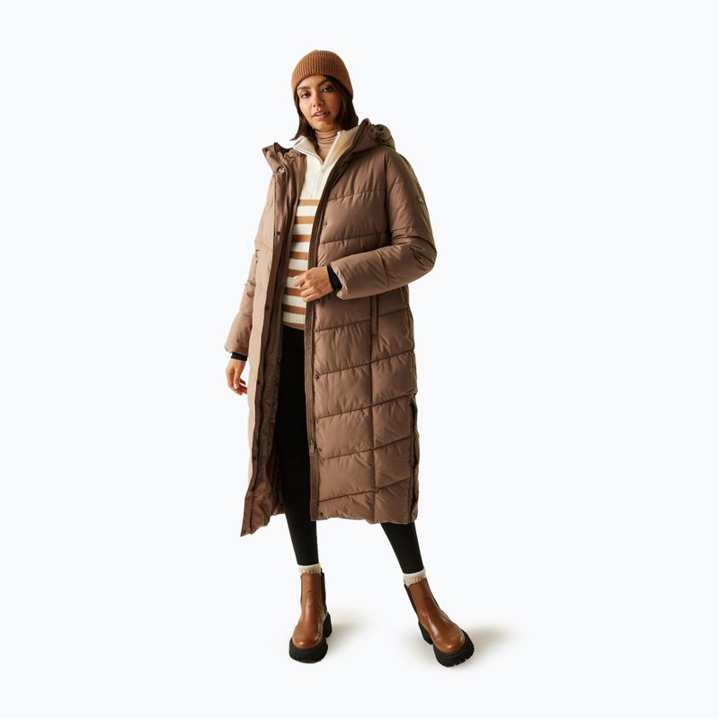 Dámsky zateplený kabát REGATTA Eloria mocha 2