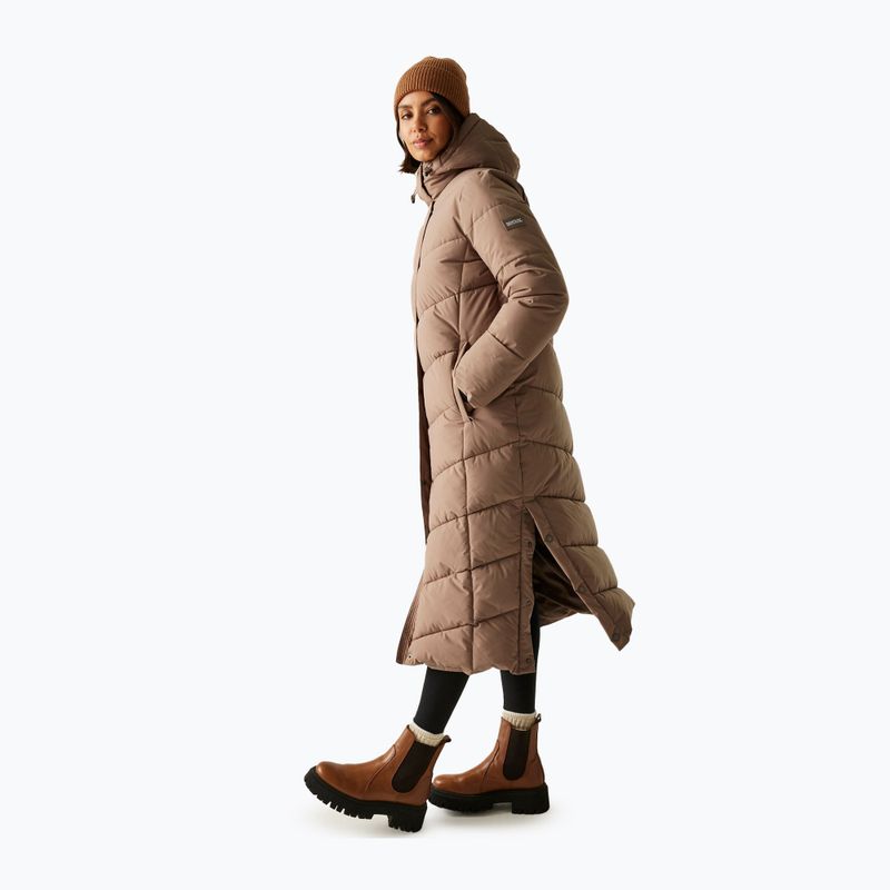 Dámsky zateplený kabát REGATTA Eloria mocha 4