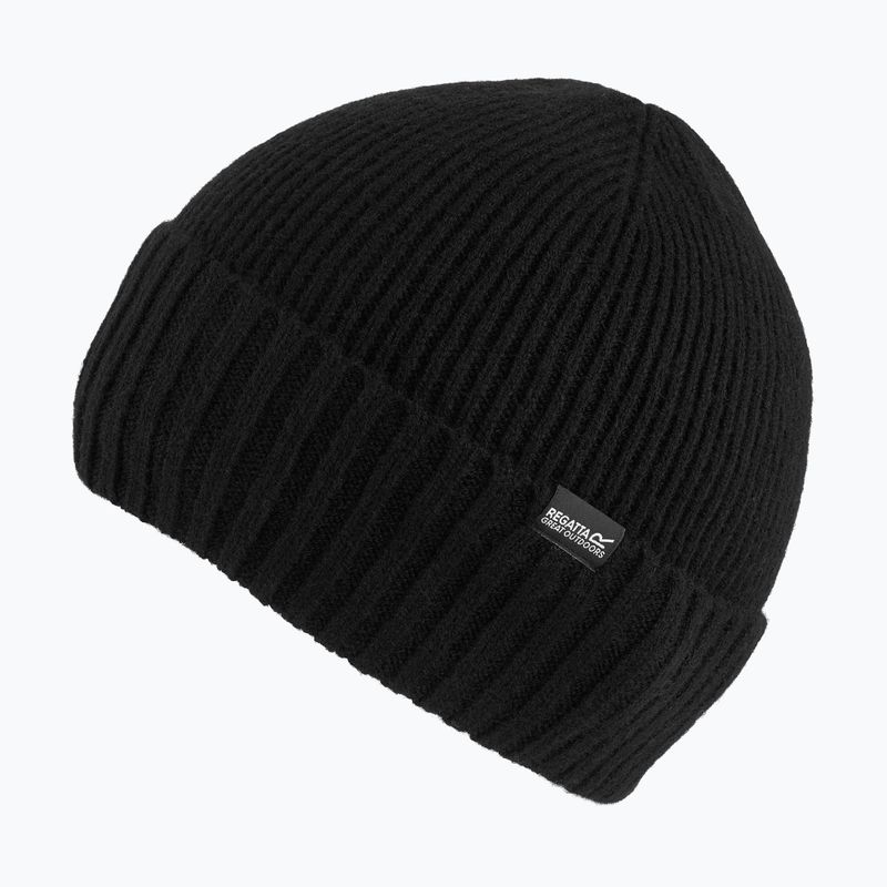 Dámska zimná čiapka REGATTA Ribbed Basic black 2