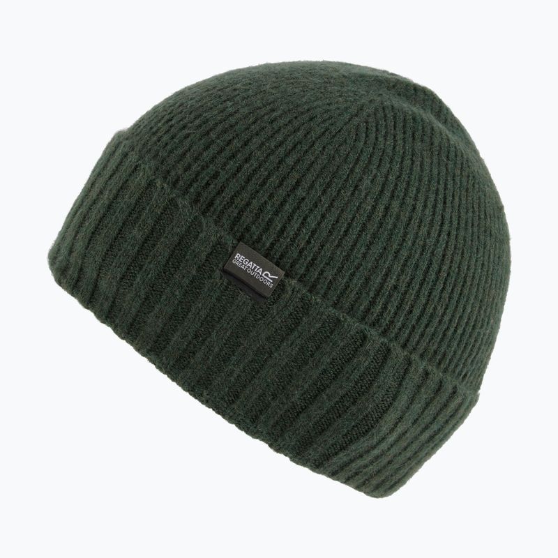 Dámska zimná čiapka REGATTA Ribbed Basic dark khaki 2