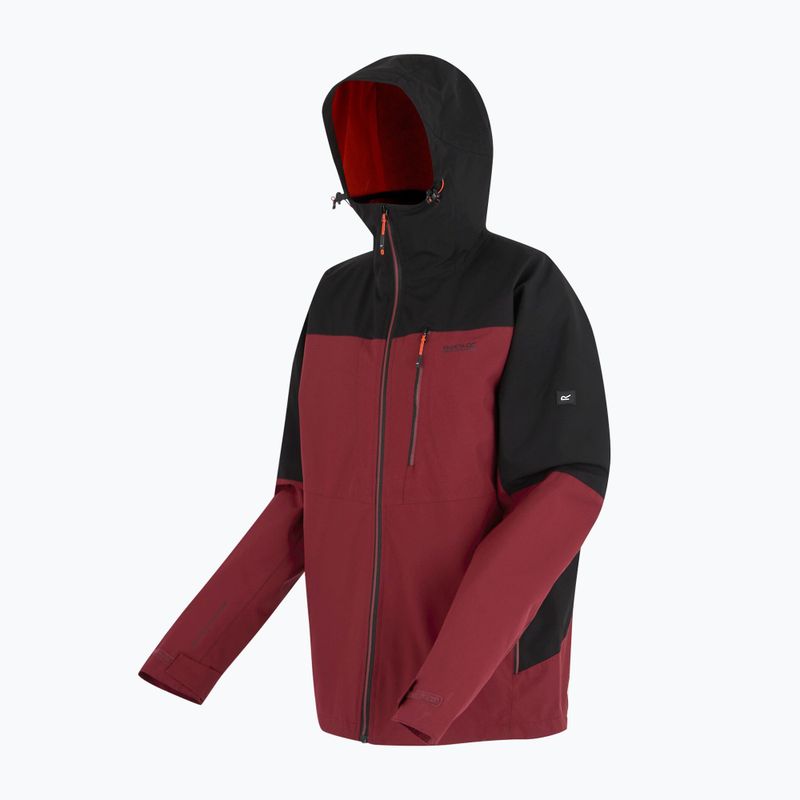 Pánska bunda 3v1 REGATTA Wentwood dark maroon/black 11