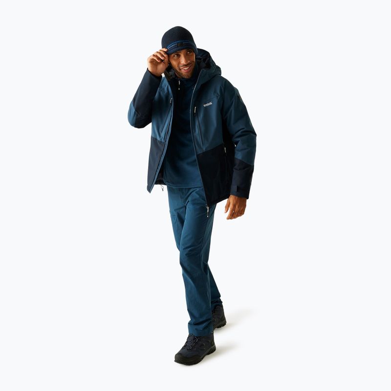 Pánska bunda do dažďa REGATTA Highton Stretch Padded moonlight denim/navy 2