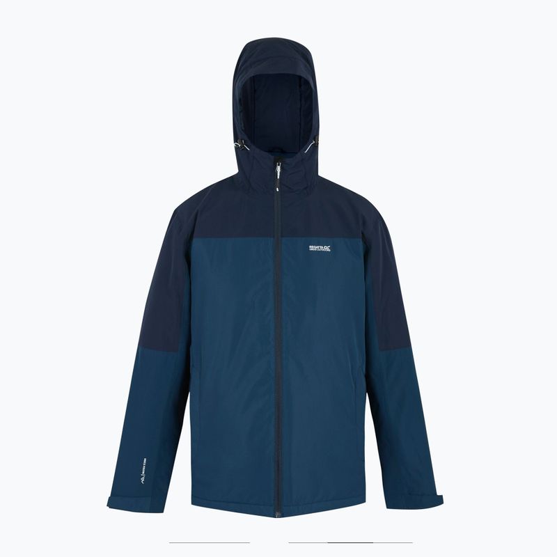 Pánska bunda do dažďa REGATTA Thornridge moonlight denim/navy 10