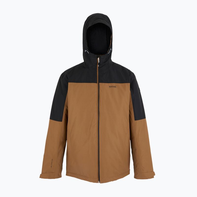 Pánska bunda do dažďa REGATTA Thornridge nut brown/black 9