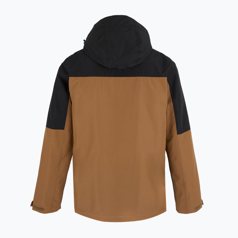 Pánska bunda do dažďa REGATTA Thornridge nut brown/black 10