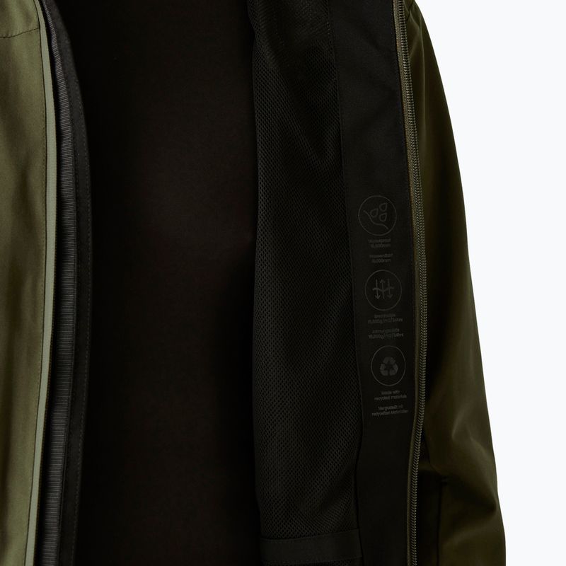 Pánska softshellová bunda REGATTA Birchdale II olive night/black 9