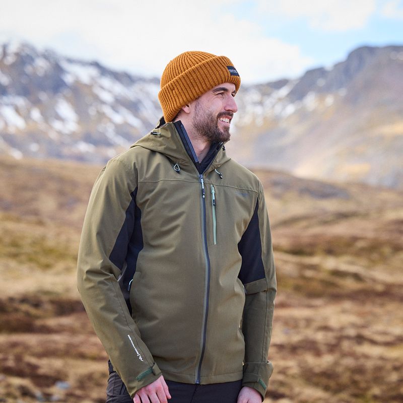 Pánska softshellová bunda REGATTA Birchdale II olive night/black 15