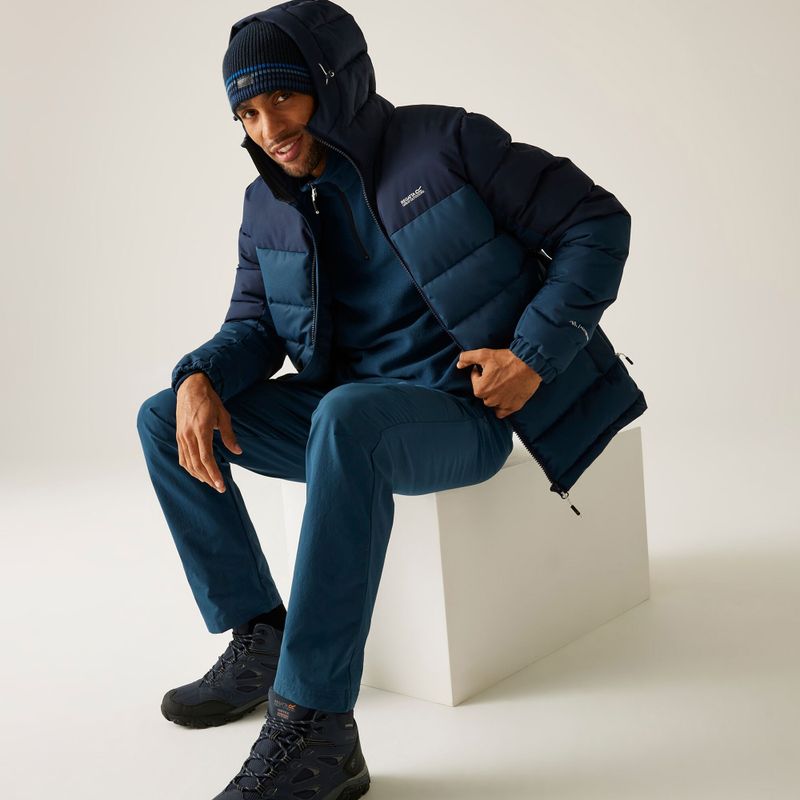 Pánska zateplená bunda REGATTA Aldthron moonlight denim/navy 10