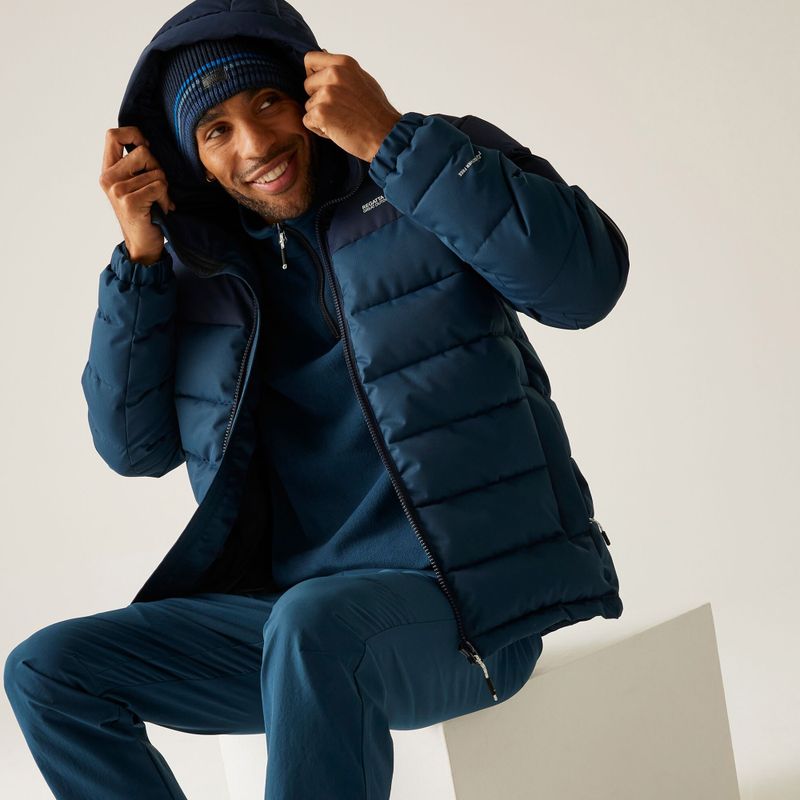 Pánska zateplená bunda REGATTA Aldthron moonlight denim/navy 11