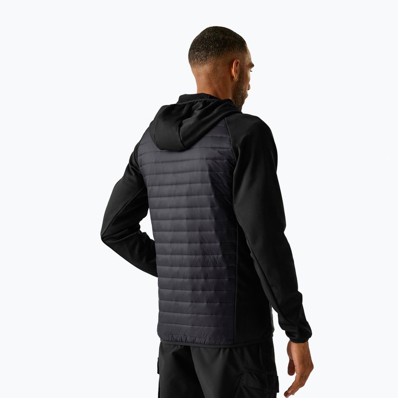 Pánska hybridná bunda REGATTA Andreson Hybrid black/ash/gold flake 3