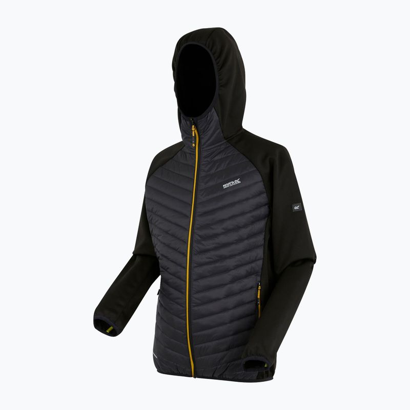 Pánska hybridná bunda REGATTA Andreson Hybrid black/ash/gold flake 7