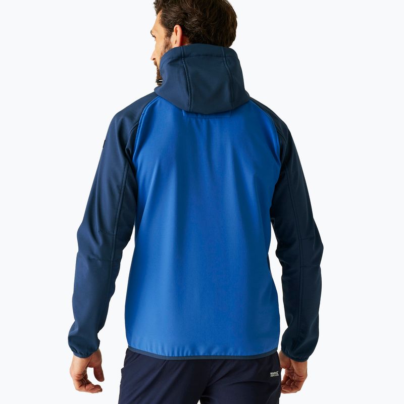 Pánska softshellová bunda REGATTA Arec III snorkel blue/moonlight denim 3