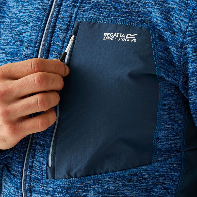 Pánska mikina REGATTA Alven snorkel blue/moonlight denim 4