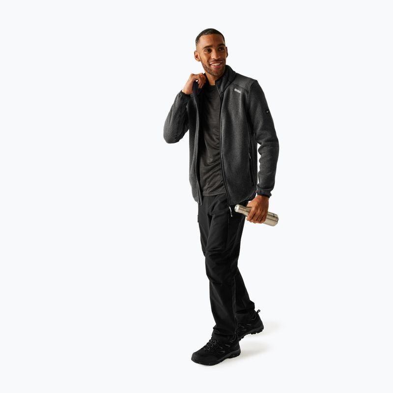 Pánska fleecová mikina REGATTA Torrens black 2