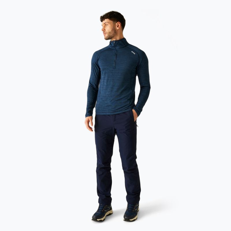 Pánska fleecová mikina REGATTA Yonder II moonlight denim 2