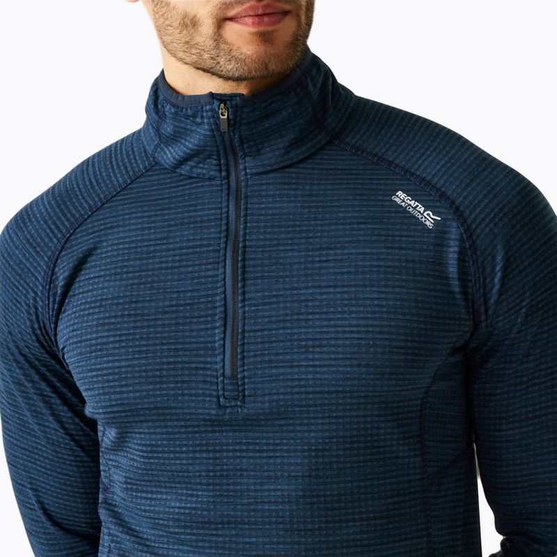 Pánska fleecová mikina REGATTA Yonder II moonlight denim 4