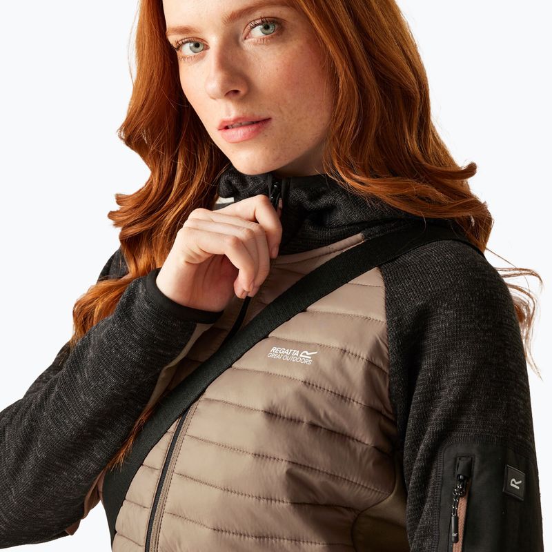 Dámska hybridná bunda Regatta Newhill Hybrid mocha/black 4