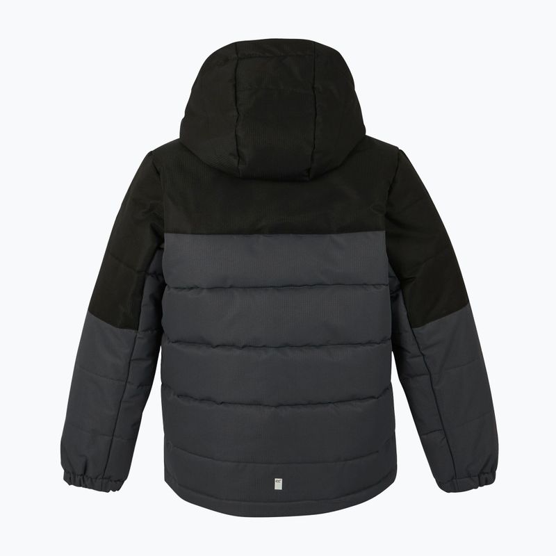Detská zateplená bunda REGATTA Lofthouse black/seal grey 2