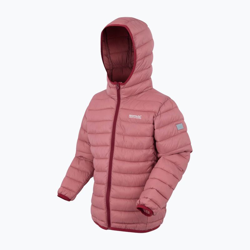 Detská bunda REGATTA Hooded Marizion dusty rose/dark pimiento 3