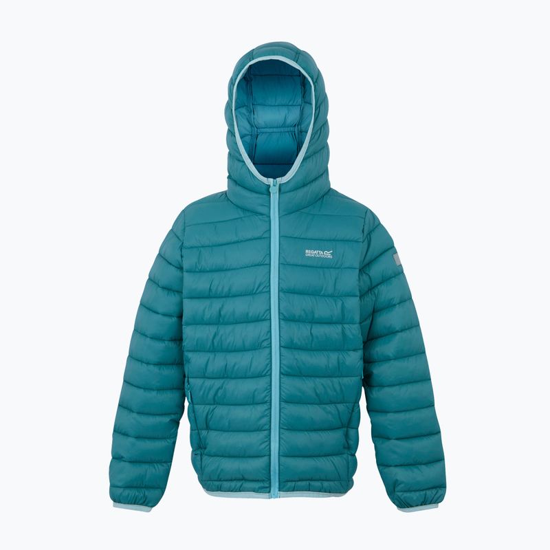 Detská bunda REGATTA Hooded Marizion storm blue/nordic blue