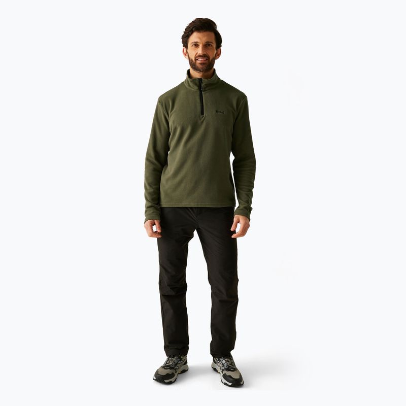 Pánska fleecová mikina REGATTA Thompson olive night 2