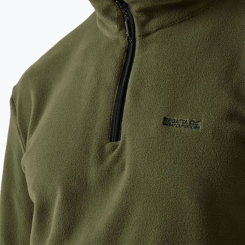 Pánska fleecová mikina REGATTA Thompson olive night 4