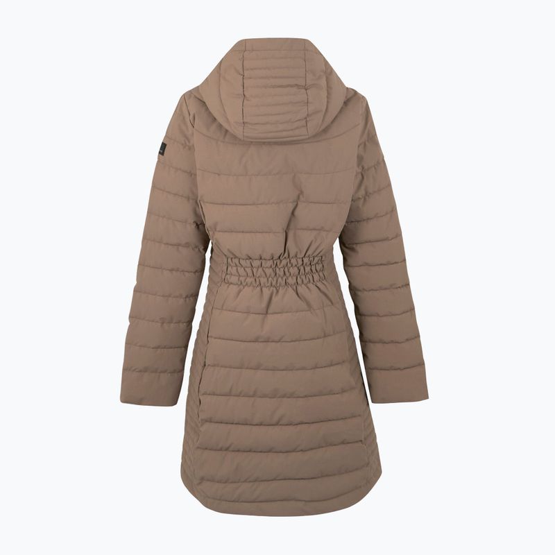 Dámsky zateplený kabát REGATTA Andria mocha/perfectly pale 10