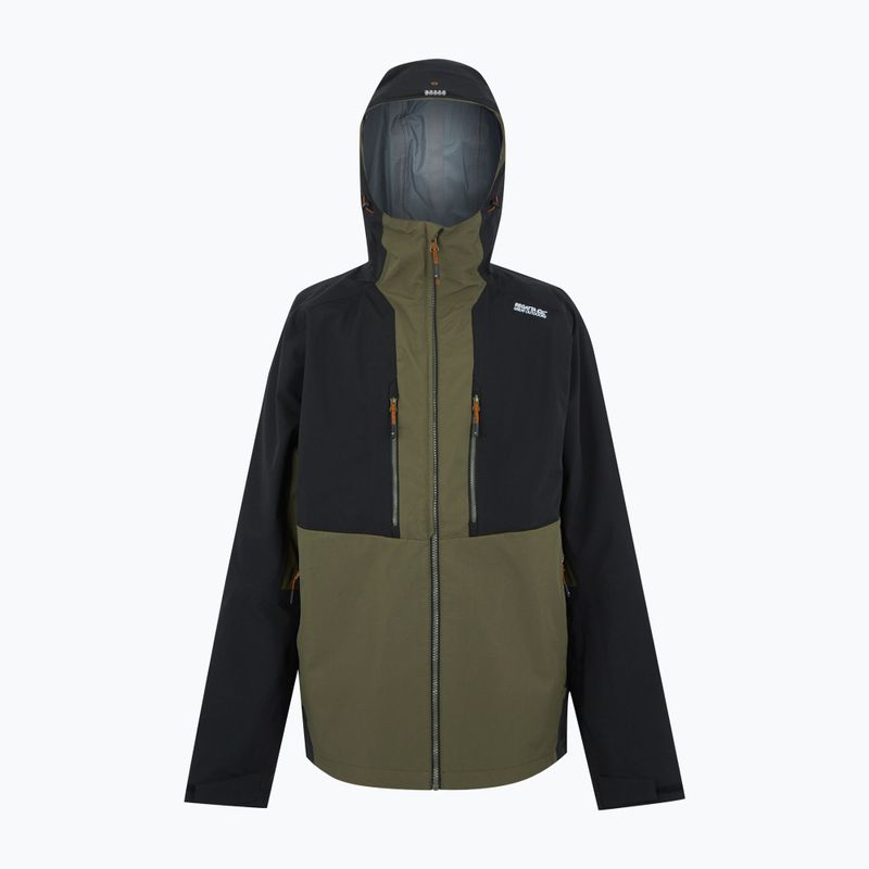 Pánska bunda 3v1 REGATTA Sacramento olive night/black 10