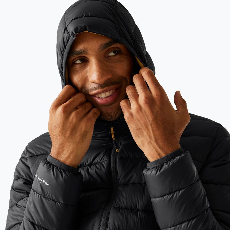 Pánska bunda REGATTA Hooded Marizion ash/gold 4