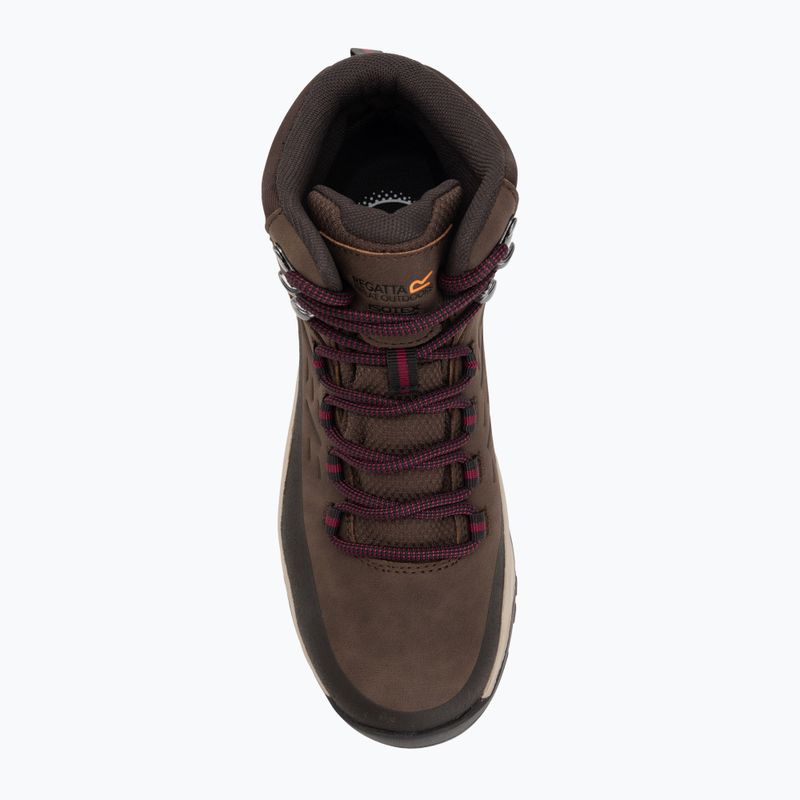 Dámske trekingové topánky REGATTA Blake chestnut/dark pimento 5