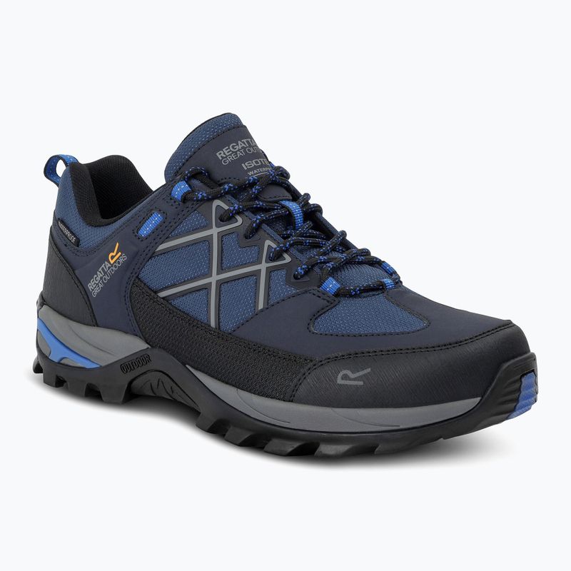 Pánske trekingové topánky REGATTA Samaris III Low navy/snorkel blue
