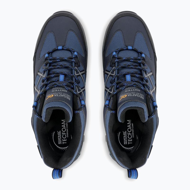 Pánske trekingové topánky REGATTA Samaris III Low navy/snorkel blue 6